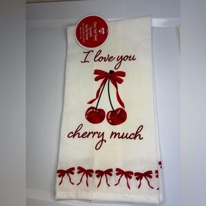 Valentine Kitchen Towel I LOVE YOU CHEERY MUCH